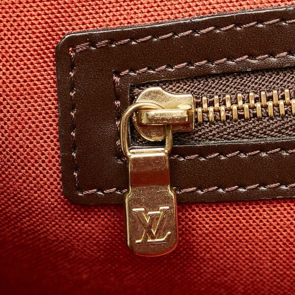 Louis Vuitton Damier Nolita Handbag Brown PVC Leather - Picture 7 of 8